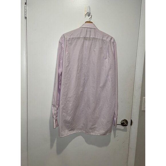 Burberry Light Pink Workwear Long-Sleeve Button-Down Shirt Men's Size 44 17.5 - Picture 3 of 8